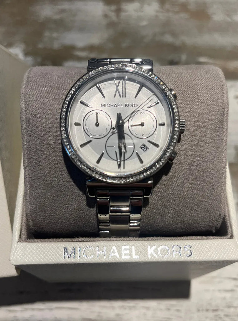 Michael Kors Sofie Quartz Silver Dial Silver Steel Strap Watch For Women - MK6575 Buy Now By Michael Kors