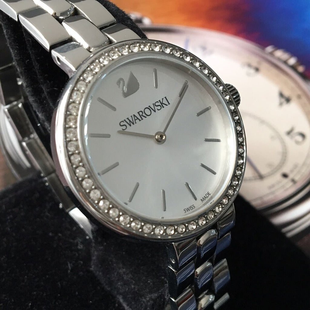 Swarovski Daytime Crystal Silver Dial Silver Steel Strap Watch for Women - 5095600 Buy Now By Swarovski