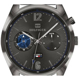 Tommy Hilfiger Deacon Multifunction Black Dial Black Mesh Bracelet Watch for Men - 1791546 Buy Now By Tommy Hilfiger