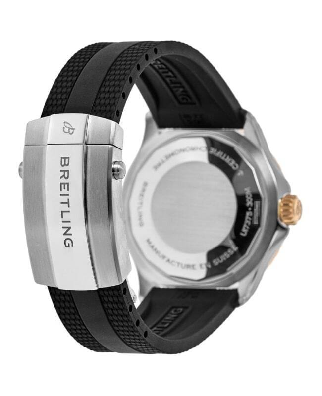 Breitling Superocean Automatic 42 Black Dial Black Rubber Strap Watch for Men - U17375211B1S1 Buy Now By Breitling