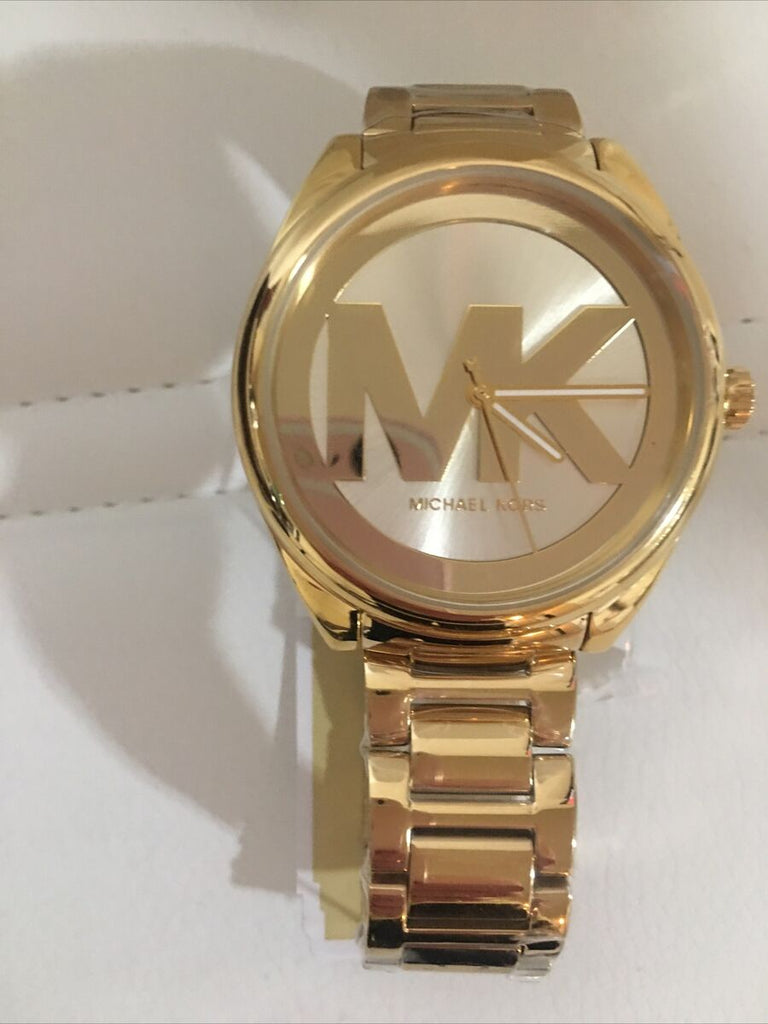 Michael Kors Janelle Gold Dial Gold Steel Strap Watch For Women - MK7086 Buy Now By Michael Kors