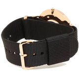 Daniel Wellington Classic Cornwall Black Dial Black Nylon Strap Watch For Women - DW00100148 Buy Now By Daniel Wellington