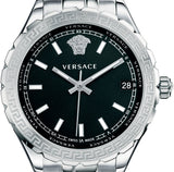 Versace Hellenyium Black Dial Silver Steel Strap Watch for Women - V12020015 Buy Now By Versace