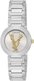 Versace Virtus Quartz White Dial Silver Steel Strap Watch For Women - VET300621 Buy Now By Versace