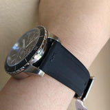 Michael Kors Cunningham Multifunction Blue Dial Black Rubber Strap Watch For Men - MK7160 Buy Now By Michael Kors