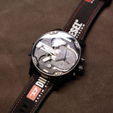 Diesel Mr. Daddy 2.0 Quartz Black Dial Black Nylon Strap Watch For Men - DZ7433 Buy Now By Diesel