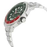 Gucci Dive Quartz Green Dial Silver Steel Strap Watch For Men - YA136222 Buy Now By Gucci