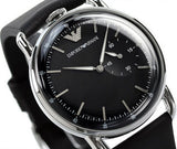 Emporio Armani Aviator Quartz Black Dial Black Leather Strap Watch For Men - AR11336 Buy Now By Emporio Armani