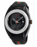 Gucci Sync XXL Quartz Black Dial Black Rubber Strap Watch For Men - YA137101 Buy Now By Gucci