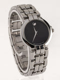 Movado Classic Quartz Black Dial Silver Steel Strap Watch for Men - 0606337 Buy Now By Movado