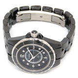 Chanel J12 Diamonds Black Dial Black Steel Strap Watch for Women - J12 H2569 Buy Now By Chanel