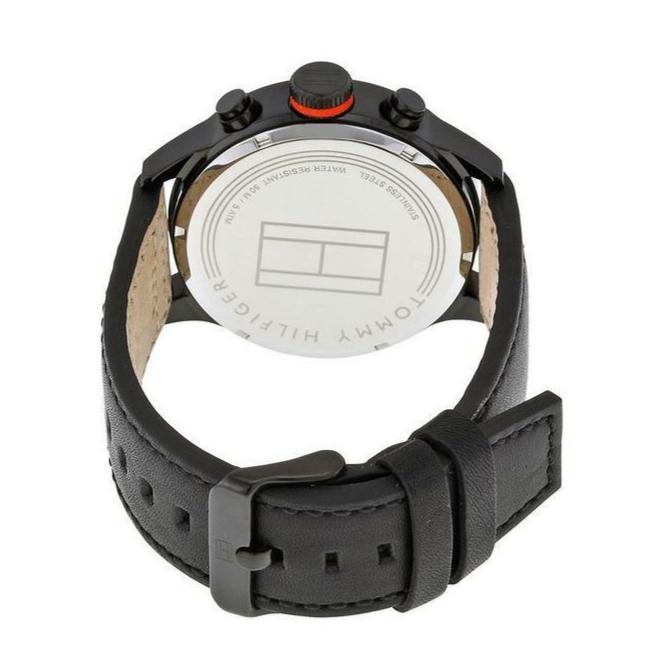Tommy Hilfiger Trent Multifunction Black Dial Black Leather Strap Watch for Men - 1791136 Buy Now By Tommy Hilfiger