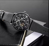 Emporio Armani Aviator Chronograph Black Dial Black Leather Strap Watch For Men - AR60028 Buy Now By Emporio Armani