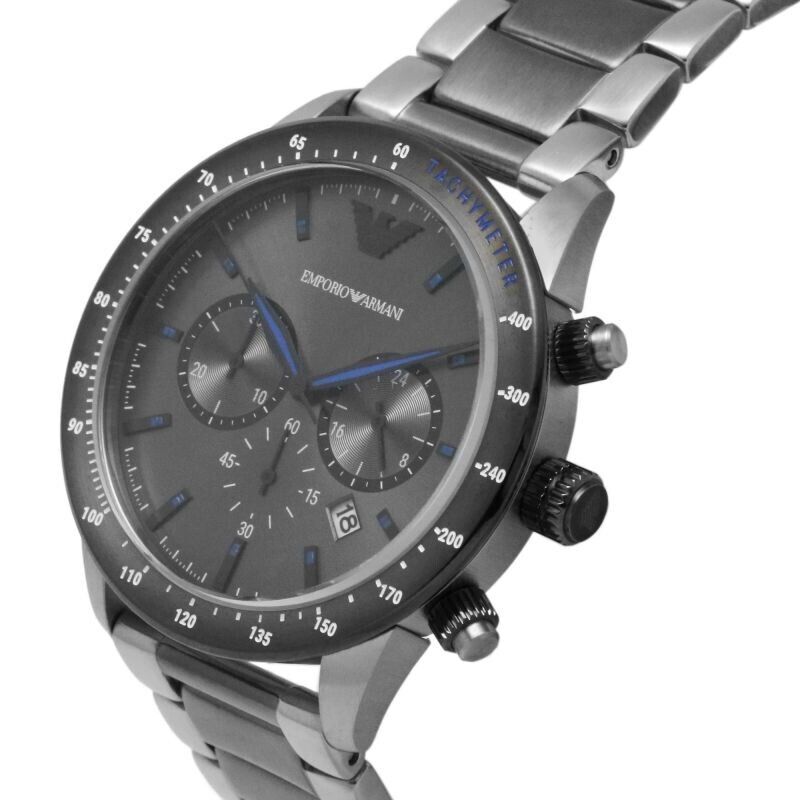Emporio Armani Chronograph Grey Dial Two Tone Steel Strap Watch For Men - AR11391 Buy Now By Emporio Armani