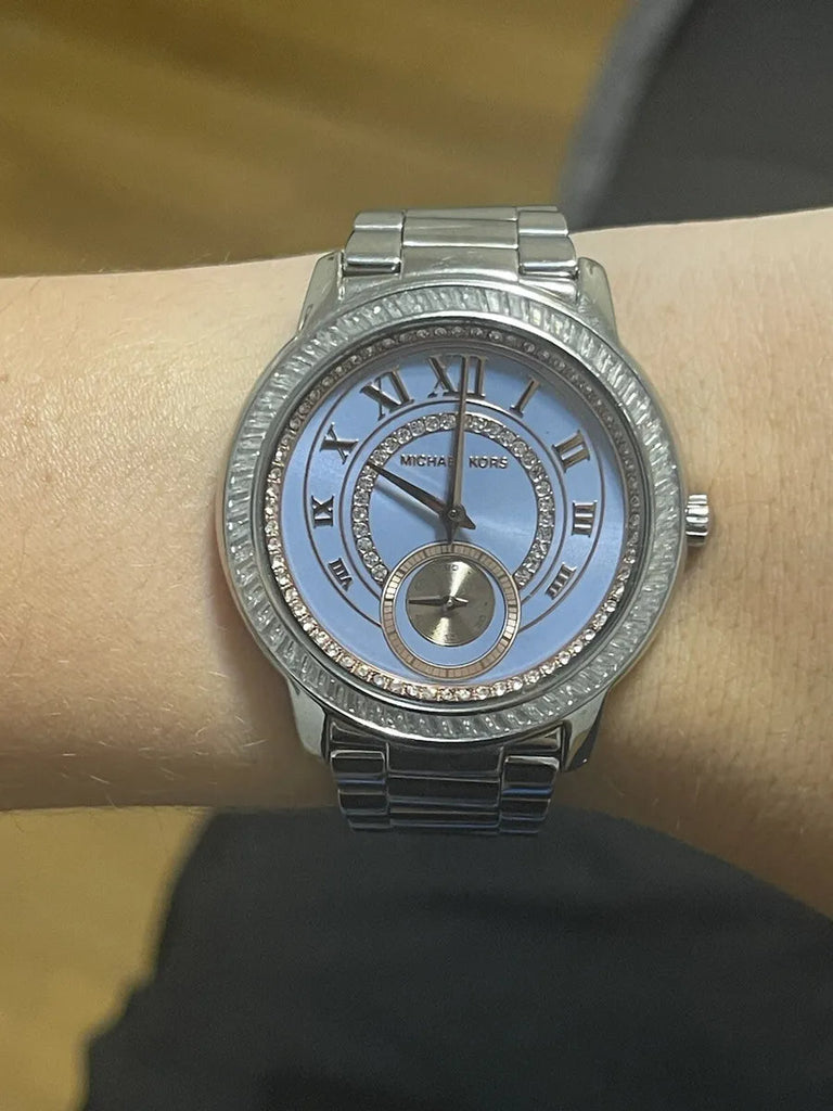 Michael Kors Madelyn Quartz Blue Dial Silver Steel Strap Watch For Women - MK6286 Buy Now By Michael Kors