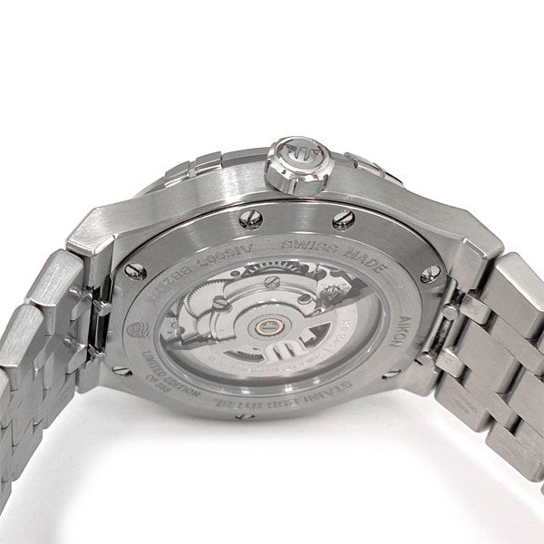 Maurice Lacroix Aikon Automatic Limited Summer Edition Blue Dial Silver Steel Strap Watch For Men - AI6008-SS00F-431-1 Buy Now By Maurice Lacroix