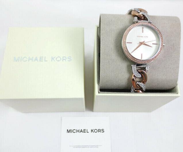 Michael Kors Catelyn Quartz Silver Dial Two Tone Steel Strap Watch For Women - MK4634 Buy Now By Michael Kors