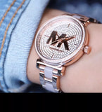 Michael Kors Sofie Quartz Crystals Crystals Rose Gold Dial Rose Gold Steel Strap Watch For Women - MK4336 Buy Now By Michael Kors