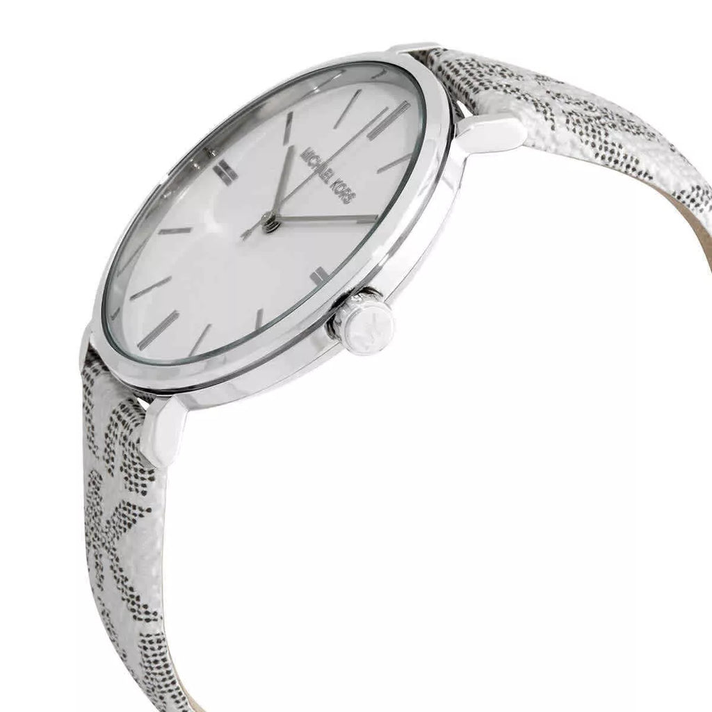 Michael Kors Addyson Quartz White Dial Gray Leather Strap Watch for Women - MK2951 Buy Now By Michael Kors