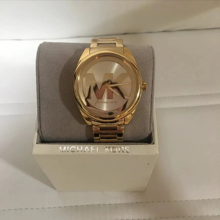 Michael Kors Janelle Gold Dial Gold Steel Strap Watch For Women - MK7086 Buy Now By Michael Kors