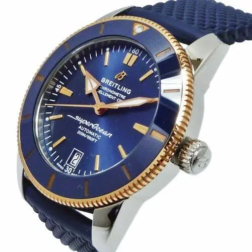 Breitling Superocean Heritage B20 Automatic 42 Blue Dial Blue Mesh Bracelet Watch for Men - UB2010161C1S1 Buy Now By Breitling