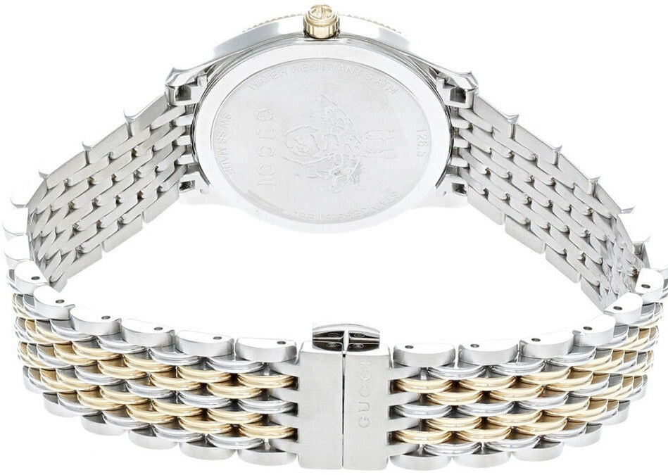 Gucci G Timeless Quartz Pink Dial Two Tone Steel Strap Watch For Women - YA1265030 Buy Now By Gucci