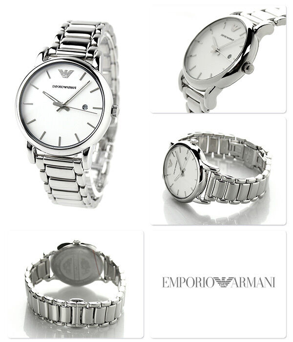 Emporio Armani Classic Luigi Quartz Silver Dial Silver Steel Strap Watch For Men - AR1854 Buy Now By Emporio Armani