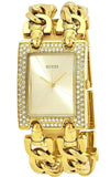 Guess MOD Heavy Metal Diamonds Gold Dial Gold Steel Strap Watch for Women - W0072L1 Buy Now By Guess