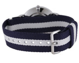 Daniel Wellington Classy Glasgow White Dial Two Tone Nylon Strap Watch For Women - DW00100082 Buy Now By Daniel Wellington