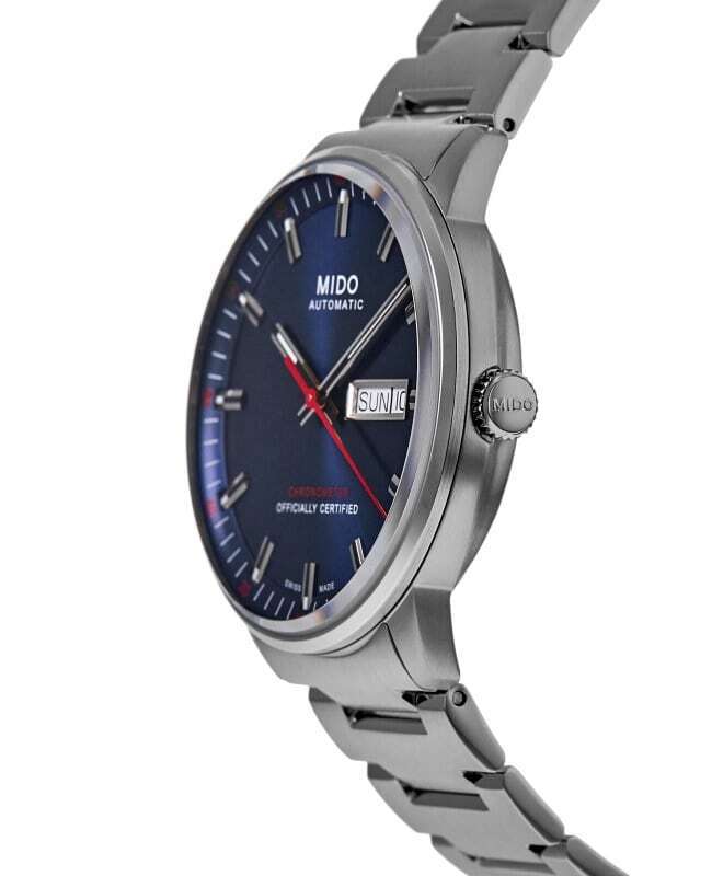 Mido Commander II Automatic Chronometer Blue Dial Silver Steel Strap Watch For Men - M021.431.11.041.00 Buy Now By Mido