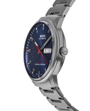 Mido Commander II Automatic Chronometer Blue Dial Silver Steel Strap Watch For Men - M021.431.11.041.00 Buy Now By Mido