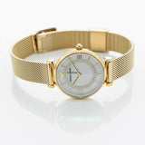 Emporio Armani Gianni T Bar Mother of Pearl Dial Gold Mesh Bracelet Watch For Women - AR11321 Buy Now By Emporio Armani