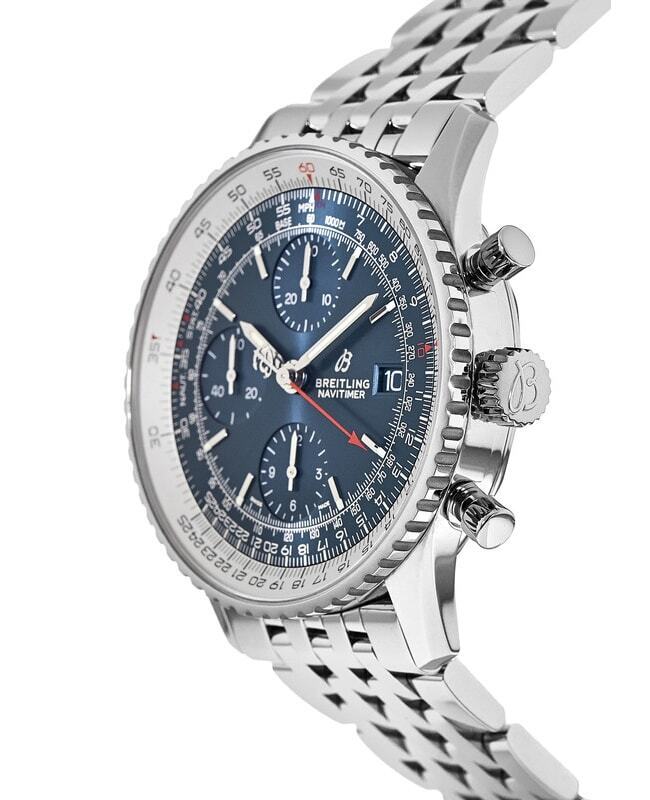 Breitling Navitimer Heritage Special Edition Blue Dial Silver Steel Strap Mens Watch - A1332412/C942 Buy Now By Breitling