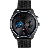 Tommy Hilfiger Deacon Analog Black Dial Black Mesh Bracelet Watch for Men - 1791547 Buy Now By Tommy Hilfiger