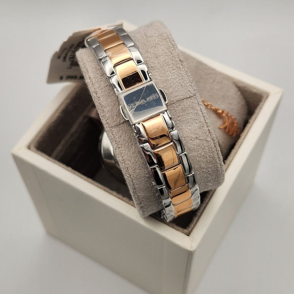 Michael Kors Pyper Quartz Mother of Pearl White Dial Two Tone Steel Strap Watch For Women - MK1066 Buy Now By Michael Kors