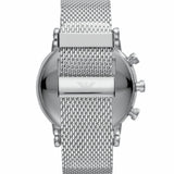 Emporio Armani Luigi Chronograph Blue Dial Silver Mesh Bracelet Watch For Men - AR80038 Buy Now By Emporio Armani