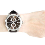 Emporio Armani Claudio Chronograph Brown Dial Brown Leather Strap Watch For Men - AR11482 Buy Now By Emporio Armani