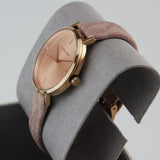 Michael Kors Jayne Three Hand Rose Gold Dial Pink Leather Strap Watch For Women - MK7130 Buy Now By Michael Kors