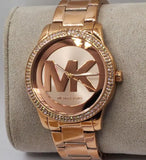 Michael Kors Tibby Quartz Rose Gold Dial Rose Gold Steel Strap Watch For Women - MK6880 Buy Now By Michael Kors