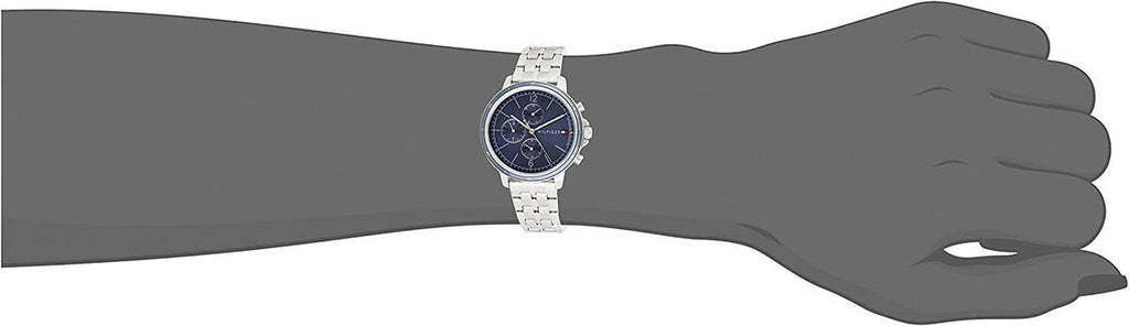 Tommy Hilfiger Casual Quartz Blue Dial Silver Steel Strap Watch For Women - 1782188 Buy Now By Tommy Hilfiger