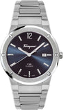 Salvatore Ferragamo F-80 Classic Blue Dial Silver Steel Strap Watch for Men - SFDT01320 Buy Now By Salvatore Ferragamo