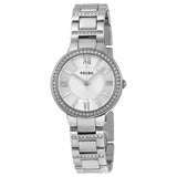 Fossil Virginia Silver Dial Silver Steel Strap Watch for Women - ES3282 Buy Now By Fossil