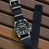 Seiko 5 Sports SKX Automatic Black Dial Black NATO Strap Watch For Men - SRPD55K3 Buy Now By Seiko