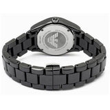 Emporio Armani Ceramica Quartz Black Dial Black Steel Strap Watch For Women - AR1402 Buy Now By Emporio Armani