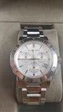 Burberry City Chronograph White Dial Silver Steel Strap Watch For Women - BU9700 Buy Now By Burberry