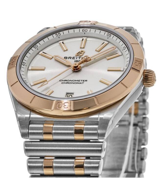 Breitling Chronomat Automatic 36 White Dial Two Tone Steel Strap Watch for Women - U10380101A1U1 Buy Now By Breitling