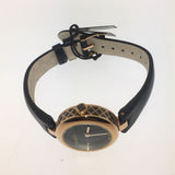 Gucci Diamantissima Quartz Black Dial Black Leather Strap Watch for Women - YA141501 Buy Now By Gucci