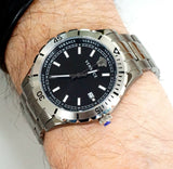 Versace Hellenyium Quartz Black Dial Grey Steel Strap Watch For Men - VE3A00620 Buy Now By Versace