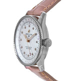 Breitling Navitimer Automatic 35 Mother of Pearl Dial Pink Leather Strap Watch for Women - A17395211A1P3 Buy Now By Breitling