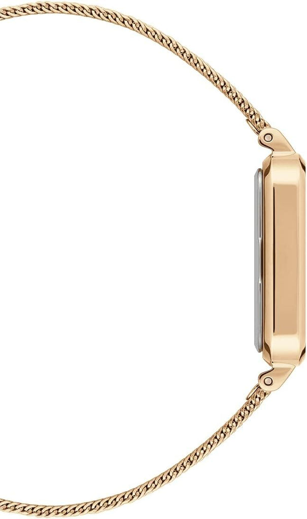 Daniel Wellington Pressed Melrose Emerald Green Rose Gold Mesh Strap Watch For Women - DW00100445 Buy Now By Daniel Wellington